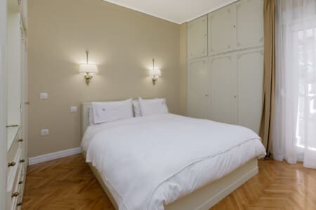 Master bedroom with closet