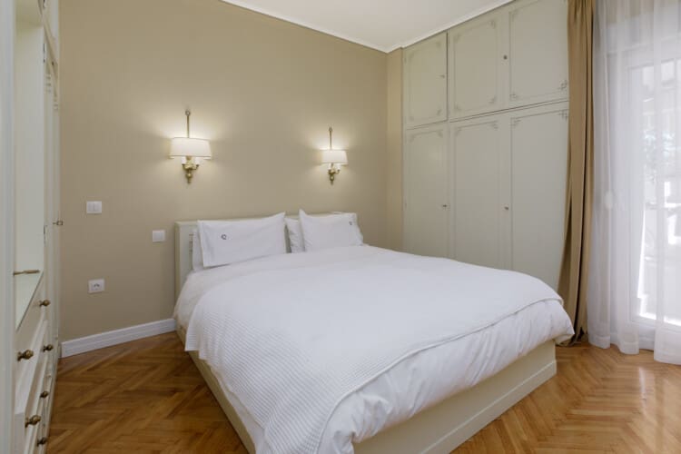 Master bedroom with closet