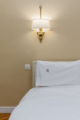 Master bedroom with decoration details