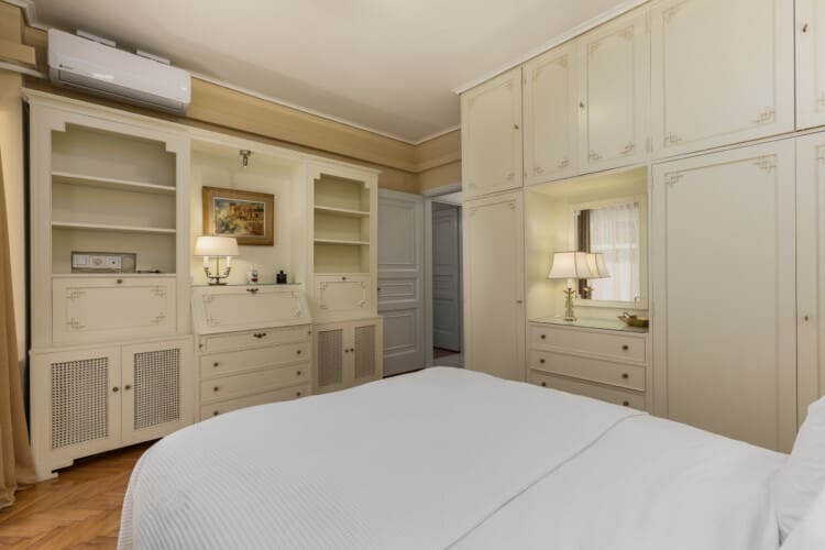 Master bedroom with closet