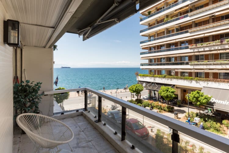 Balcony with sea view