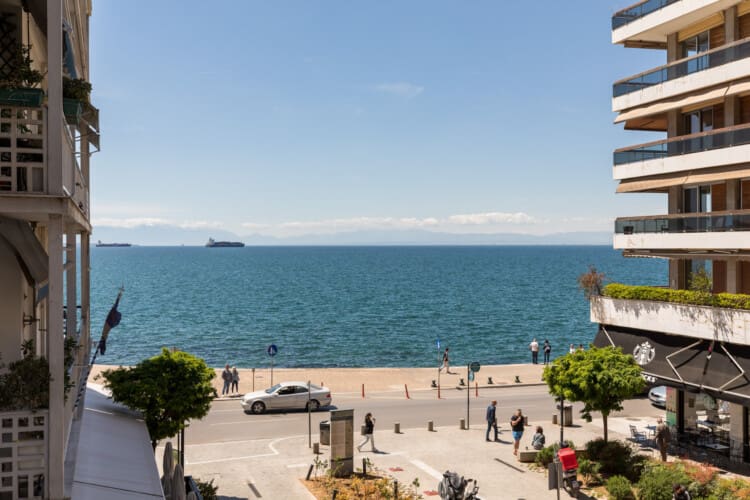 Balcony with sea view