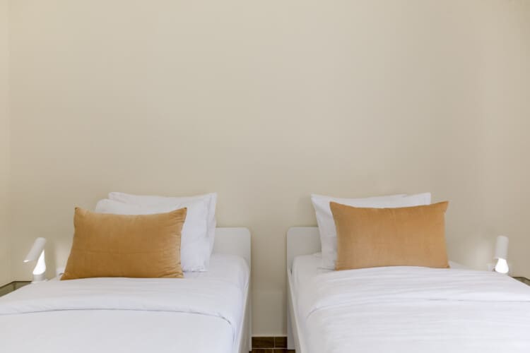 Second bedroom with single beds