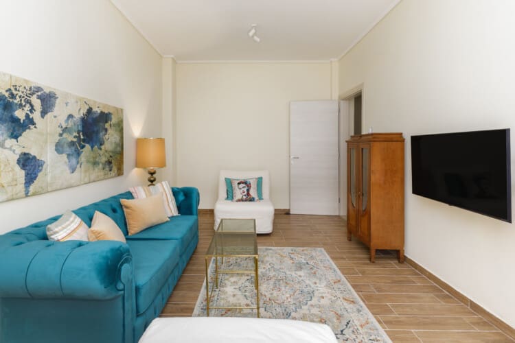 Living room with TV