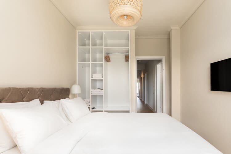 Bedroom with closet
